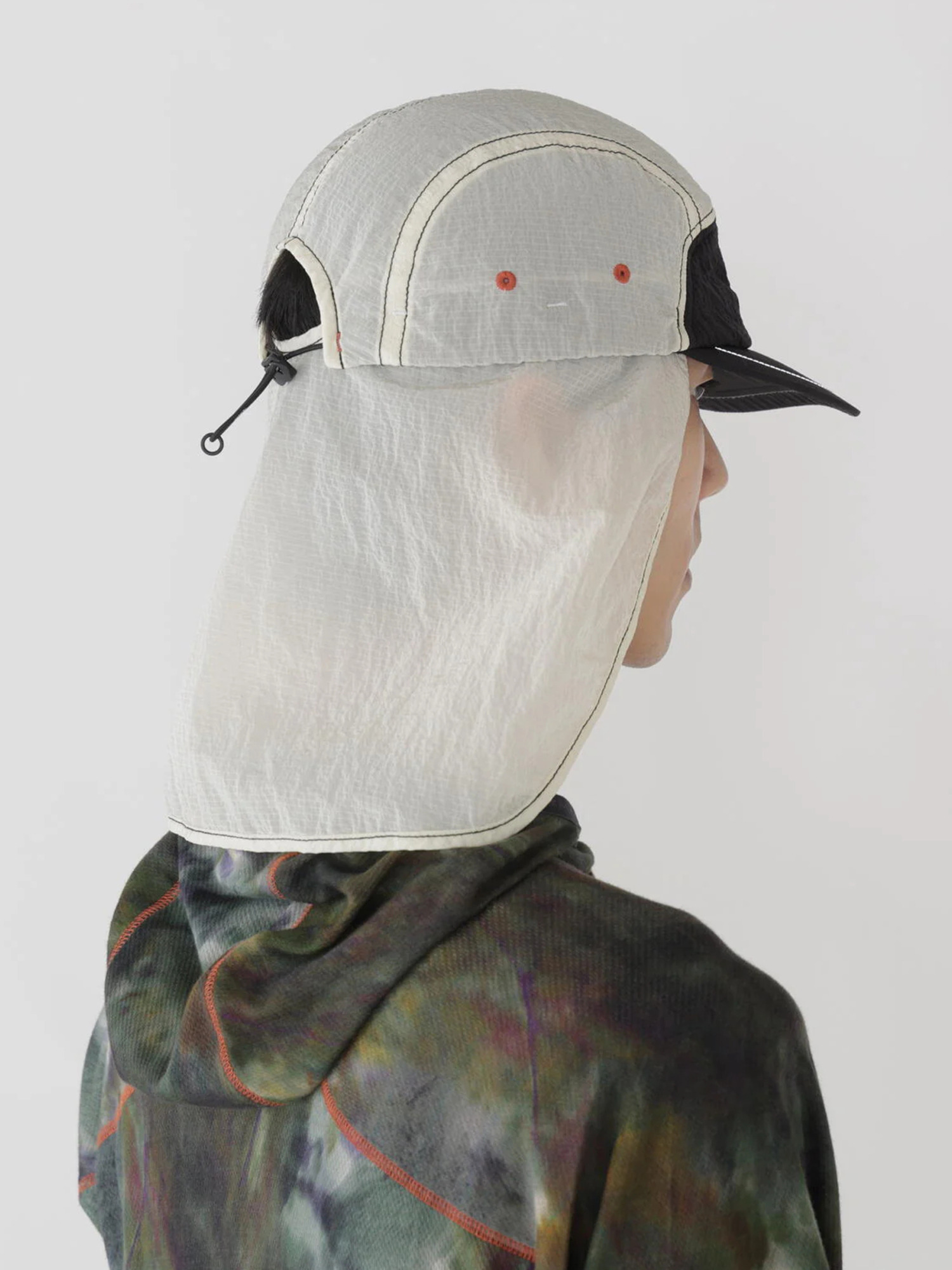 ROA x and wander 26SS ripstop wind cap-7