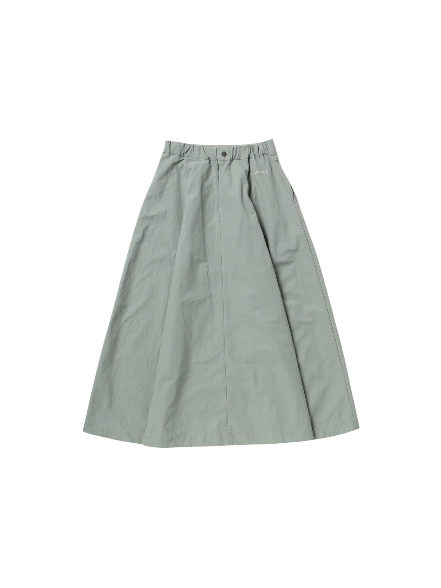 and wander 26SS ottomancloth skirt (W)