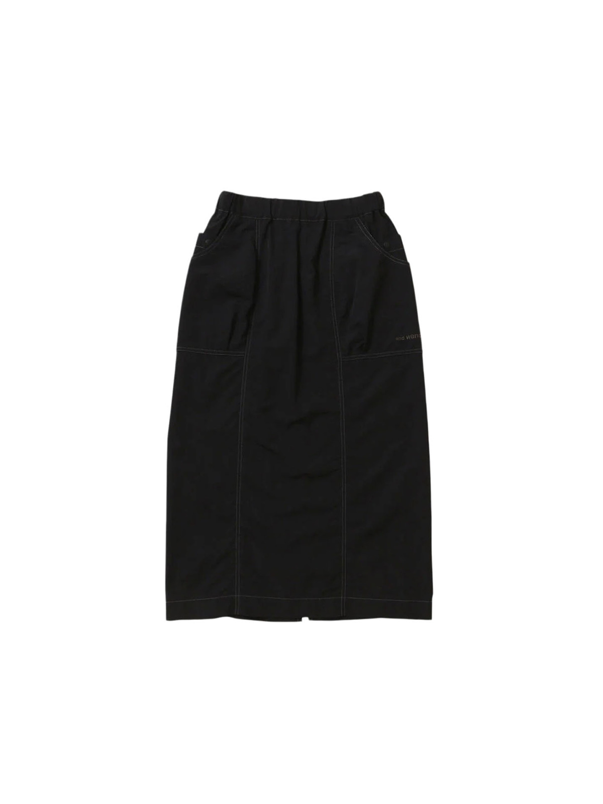 and wander 26SS crinkled nylon skirt (W)