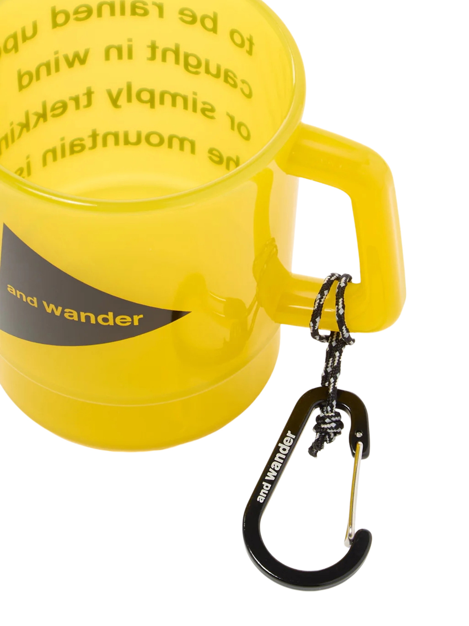 and wander 26SS logo PP mug-4