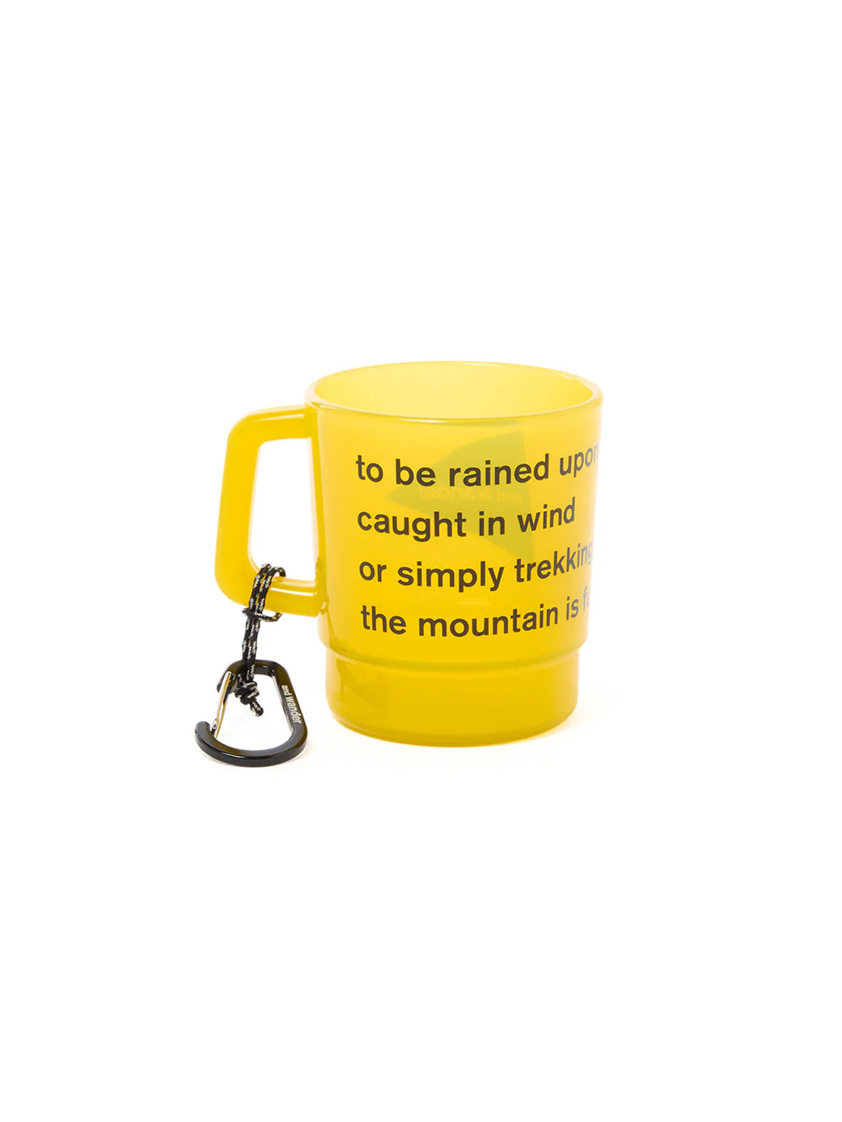 and wander 26SS logo PP mug