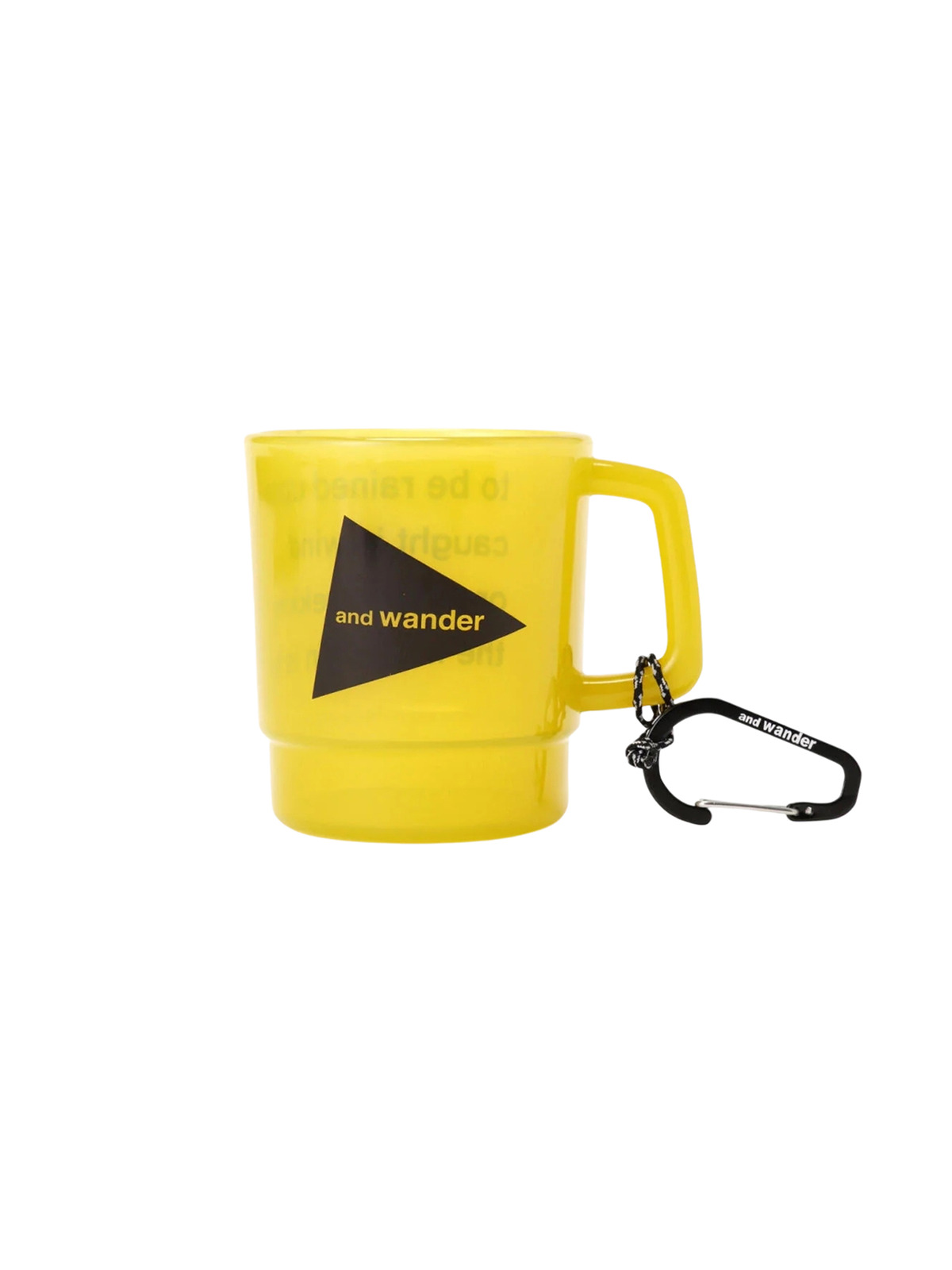 and wander 26SS logo PP mug