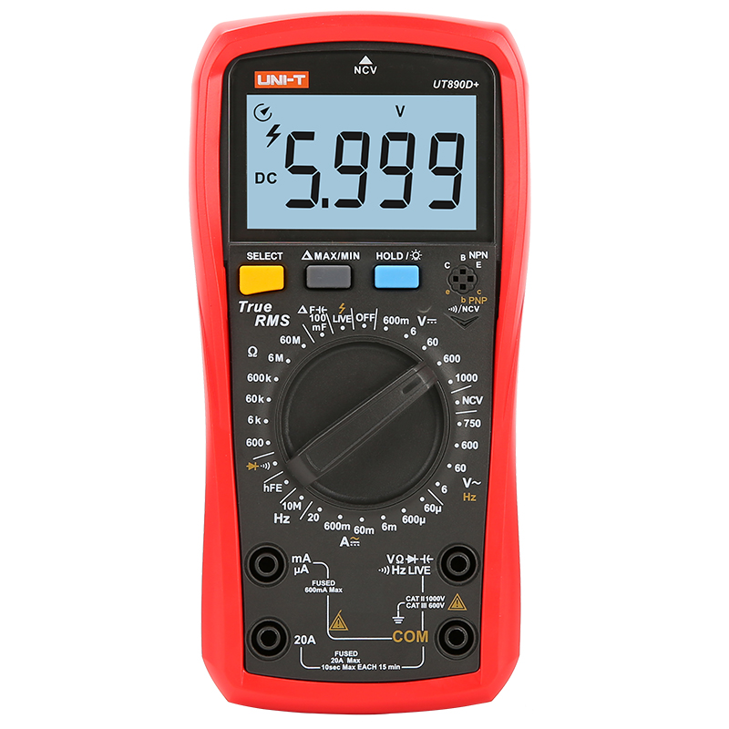UT890C/UT890D+多功能数字万用表